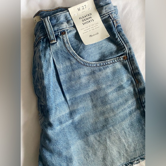 Madewell Pleated Low Slung Airy Denim 27 - Picture 1 of 3